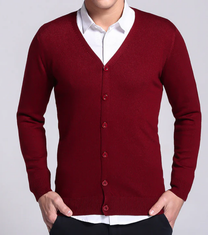 Levoire | Robe En Tricot Longue Avec Manches Longues Et Ceinture Rot