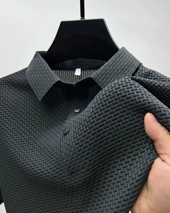 Levoire | Polo Shirt Polo Élégant Pour Loisirs Et Bureau Gris