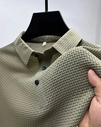 Levoire | Polo Shirt Polo Élégant Pour Loisirs Et Bureau Khaki