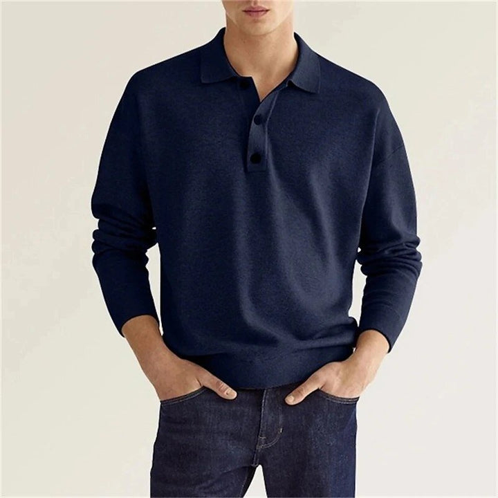 Levoire | Polo Shirt Polo Stylish Pour La Vie Quotidienne Et Les Loisirs Bleu
