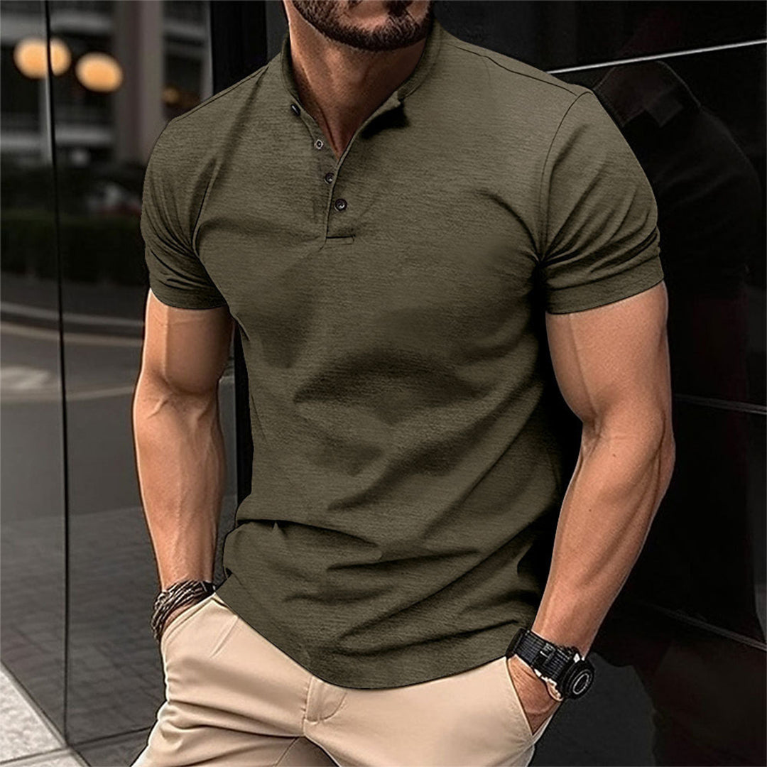Levoire | Polo Shirt Polo Élégant Pour Toutes Les Occasions Vert olive