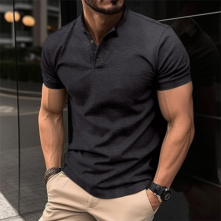 Levoire | Polo Shirt Polo Élégant Pour Toutes Les Occasions Noir