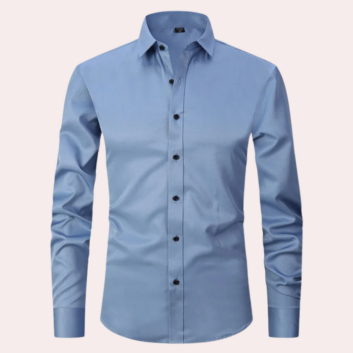 Levoire | Chemise Stretch Chemise Classique Avec Coupe Confortable Bleu clair
