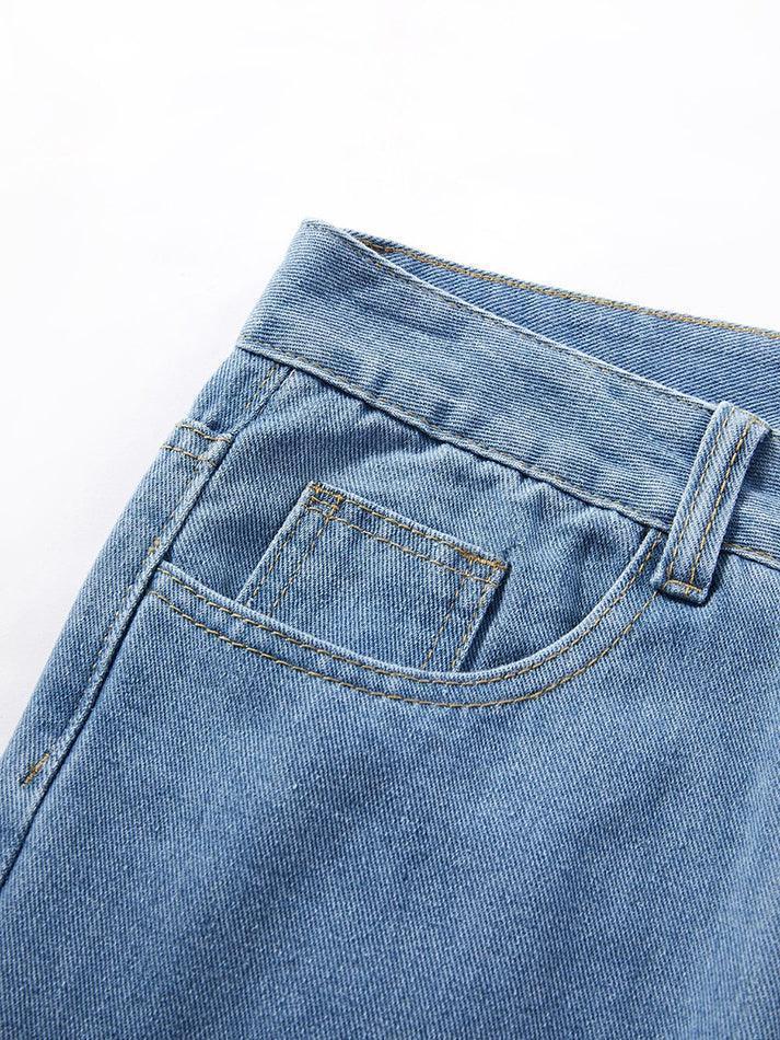 Levoire | Jean Boyfriend Délavé Taille Haute