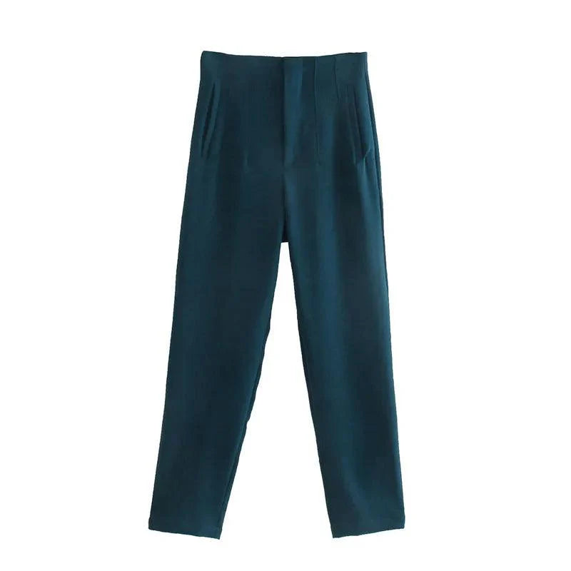 Levoire | Femme Best-Seller Pantalon Skinny Taille Haute Parfait Pour Chaque Occasion Vente Bleu foncé