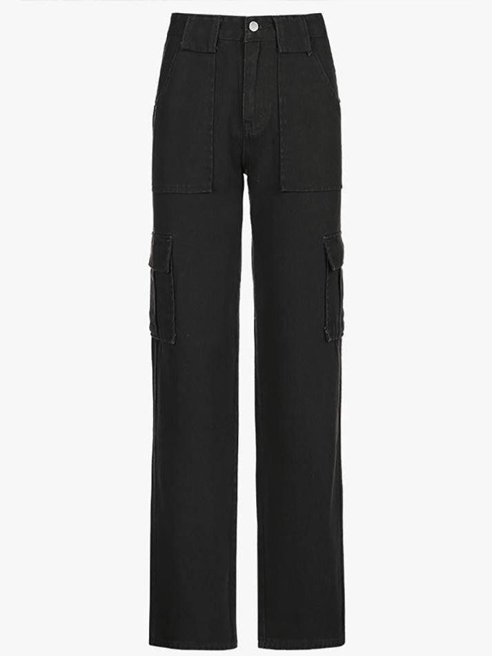 Levoire | Taille Haute Jeans Droite Simple