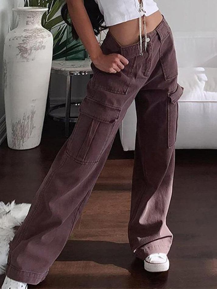 Levoire | Taille Haute Jeans Droite Simple