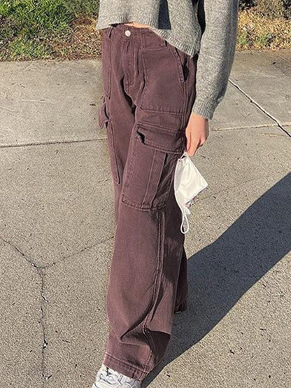 Levoire | Taille Haute Jeans Droite Simple