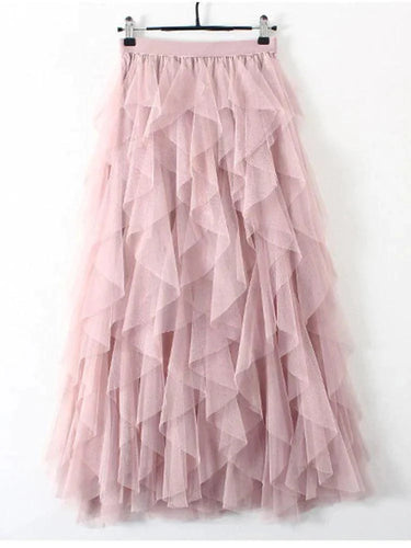 Levoire | Jupe En Tulle Plissé Taille Haute