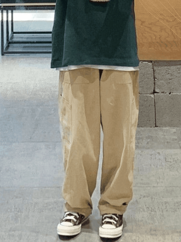 Levoire | Pantalon Droit Taille Haute Avec Poches