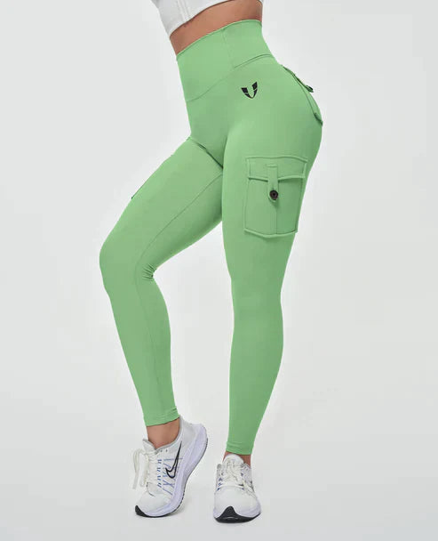 Levoire | Pantalons Cargo Taille Haute Blanc