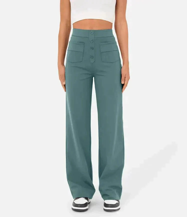 Levoire | Pantalons Doux Et Tendance Pour Femmes Vert