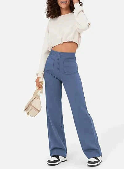Levoire | Pantalons Doux Et Tendance Pour Femmes Bleu