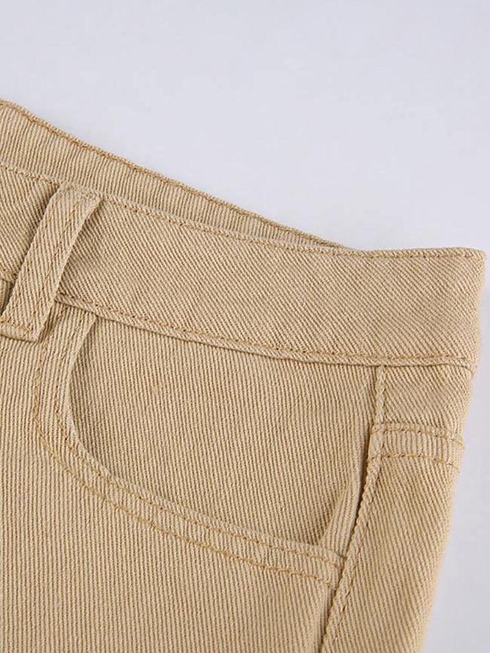 Levoire | Jean Flare Unicolore Taille Haute