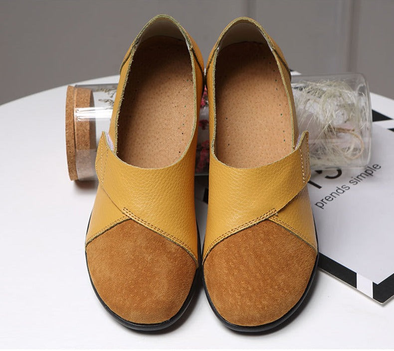 Levoire | Chaussures En Cuir Orthopédique Pour Hommes Confortables, Soutenantes & Élégantes Jaune