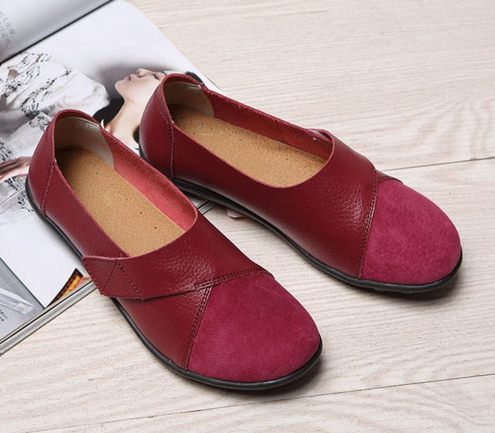 Levoire | Chaussures En Cuir Orthopédique Pour Hommes Confortables, Soutenantes & Élégantes Rouge vin