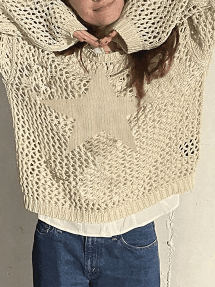 Levoire | Haut En Crochet À Étoile Évidée