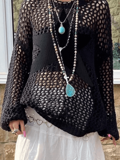 Levoire | Haut En Crochet À Étoile Évidée