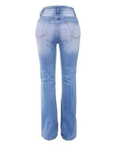 Levoire | Flex Nappi Jeans Taille Haute Pour Femmes