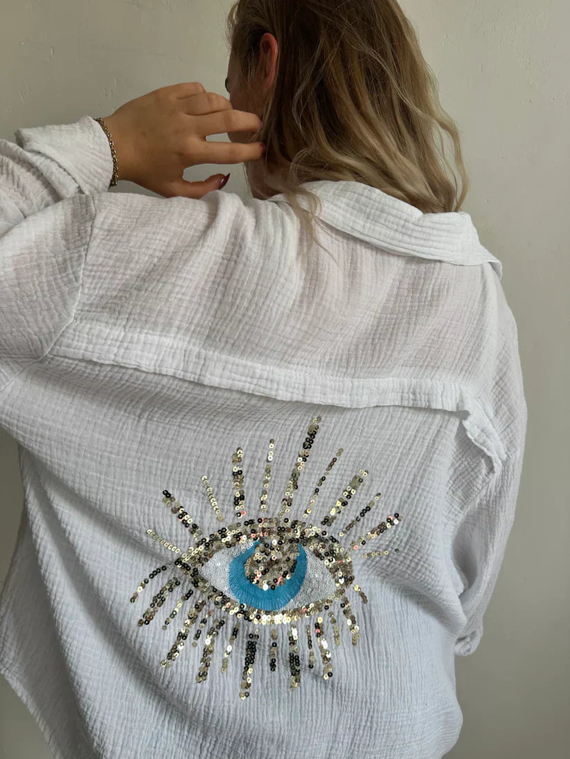 Levoire | Chemise en coton taille haute