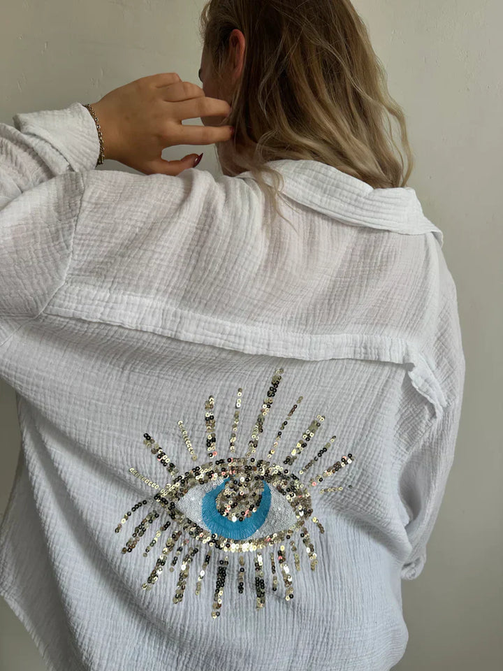 Levoire | Chemise en coton taille haute