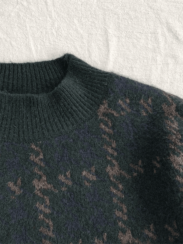 Levoire | Pull À Motif Pied-De-Poule