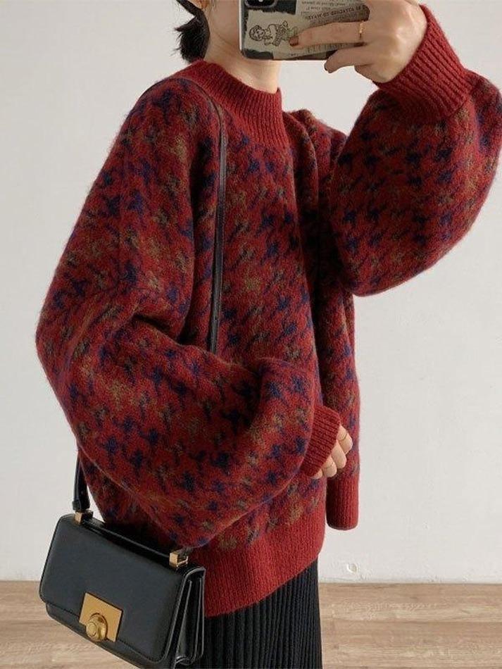 Levoire | Pull À Motif Pied-De-Poule