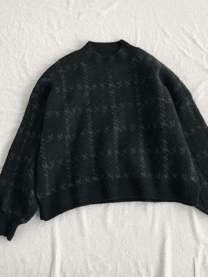 Levoire | Pull À Motif Pied-De-Poule