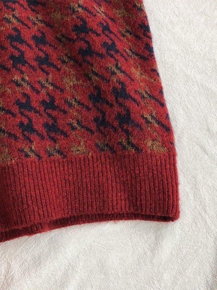 Levoire | Pull À Motif Pied-De-Poule