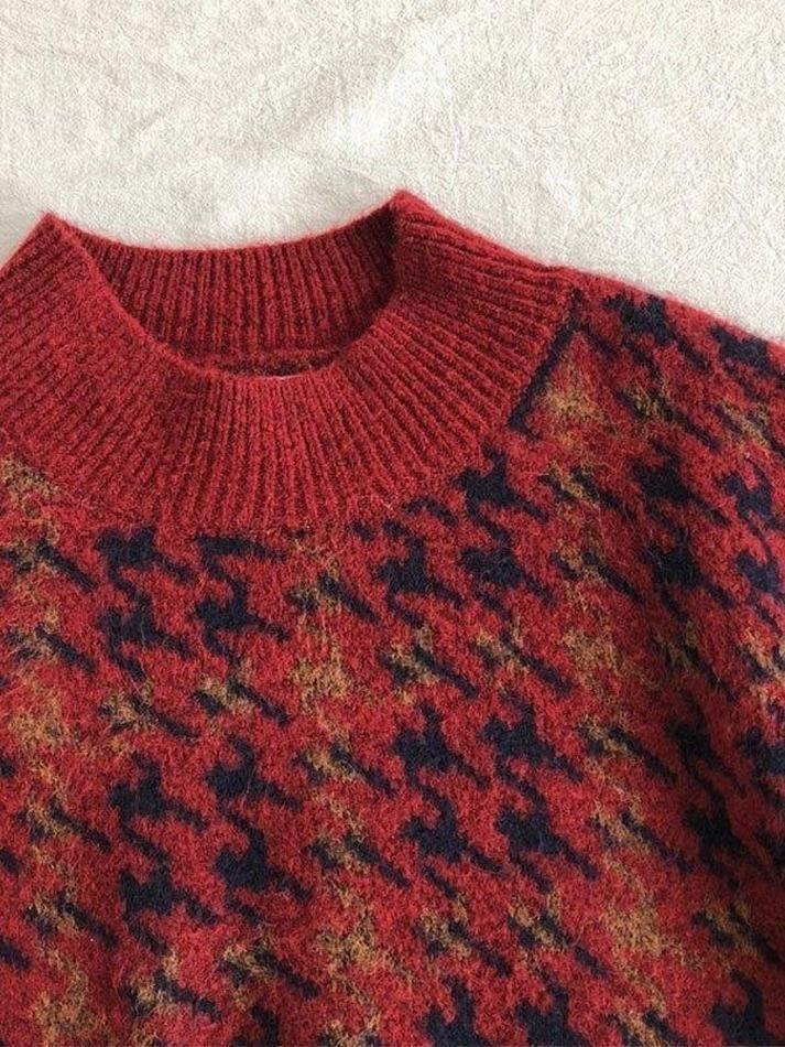 Levoire | Pull À Motif Pied-De-Poule