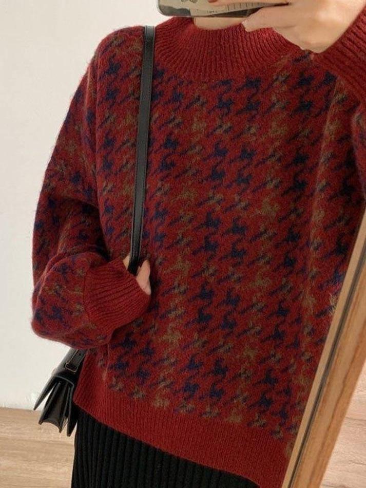 Levoire | Pull À Motif Pied-De-Poule