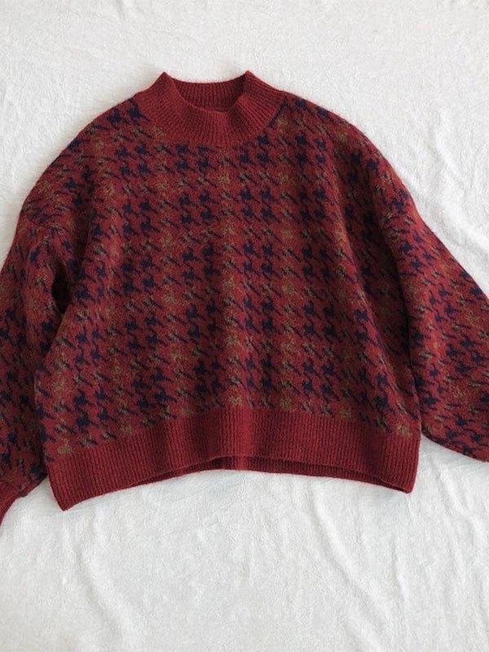 Levoire | Pull À Motif Pied-De-Poule
