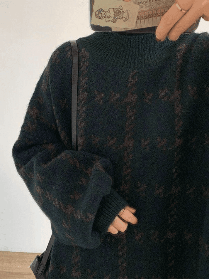 Levoire | Pull À Motif Pied-De-Poule