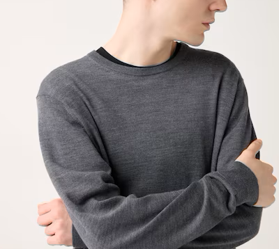 Levoire | Pull En Mérinos Gris