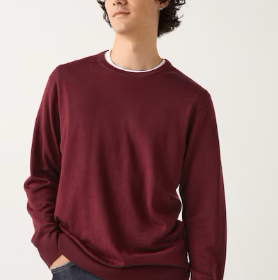 Levoire | Pull En Mérinos Rot