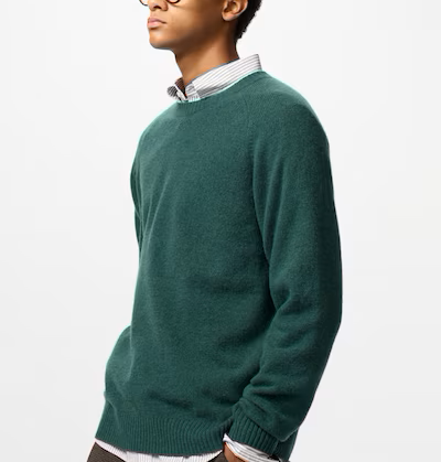 Levoire | Pull En Laine D'Agneau Premium Vert
