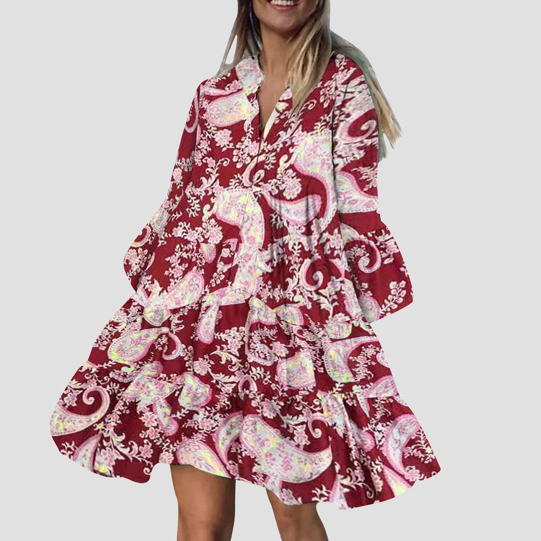 Levoire | Robe Polo Fluide Classique Vin