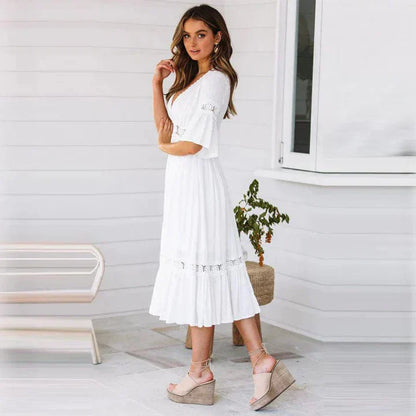 Levoire | Robe femme élégante - Blanc