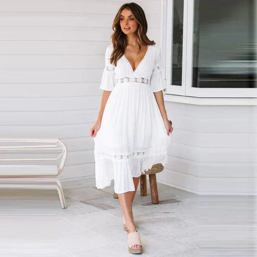 Levoire | Robe femme élégante - Blanc