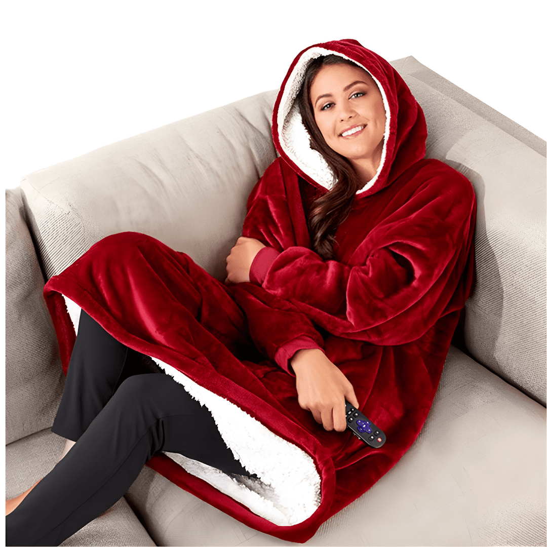 Levoire | Pull sherpa ultra-doux polaire Rot Une taille