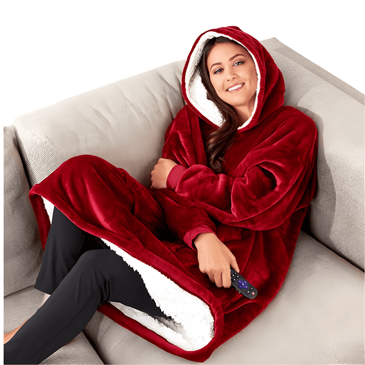 Levoire | Pull sherpa ultra-doux polaire Rot Une taille