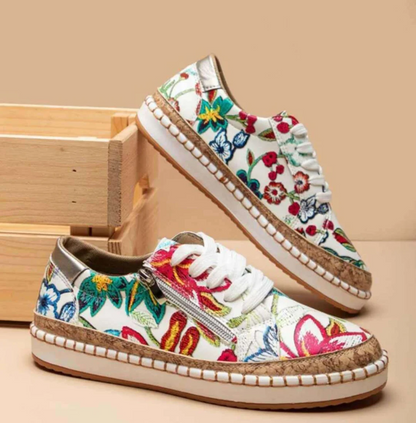 Levoire | Chaussures À Motif Floral Avec Semelle Ergonomique