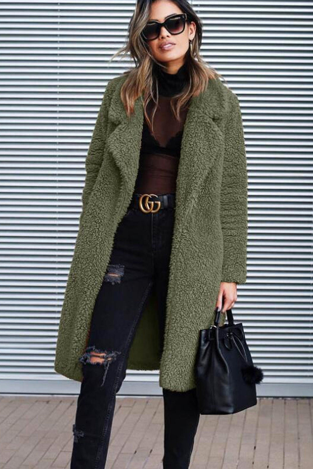 Levoire | Veste À Capuche À Manches Longues Bicolore Vert