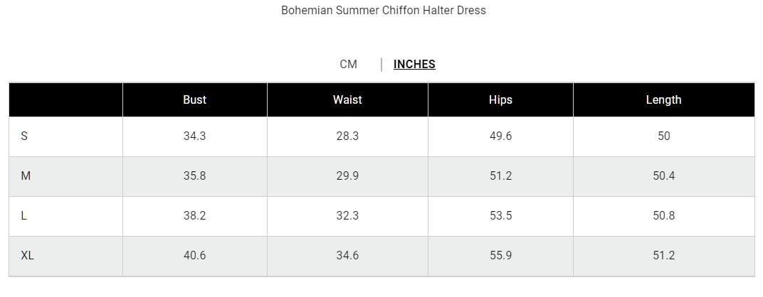Levoire | Robe Chiffon Halter Bohémienne D'Été