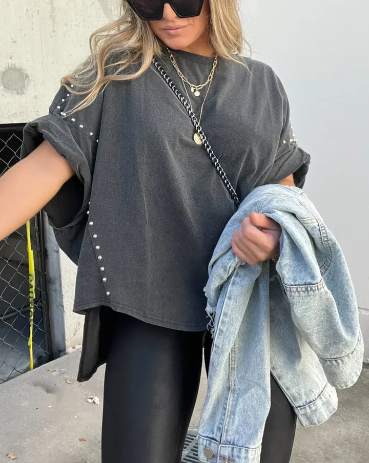 Levoire | Chemise Oversize Avec Clous