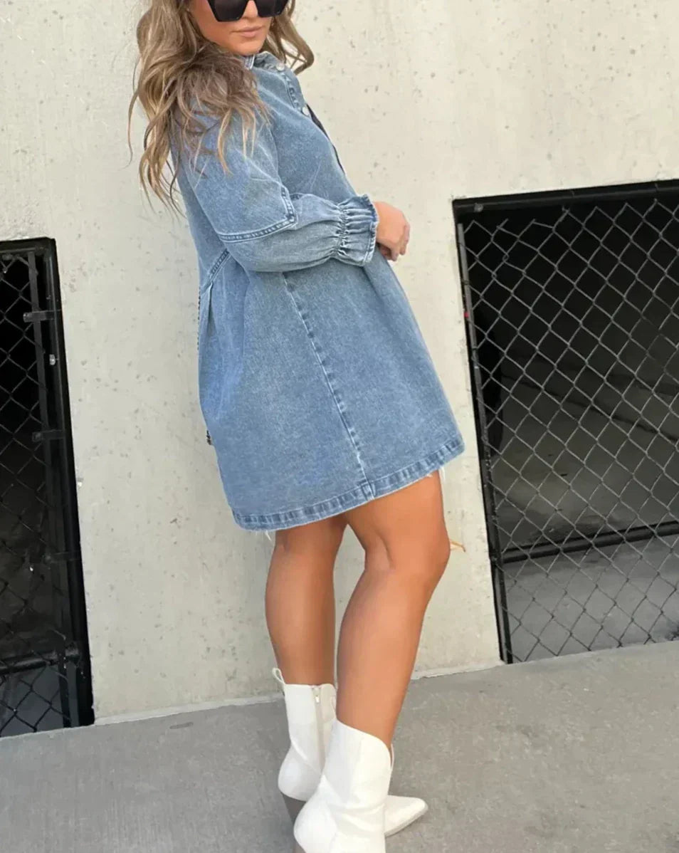 Levoire | Chemise En Denim À Manches Longues