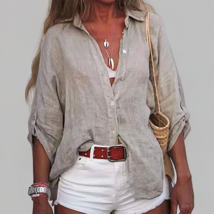 Levoire | Top Unicolore Ontensive Gris