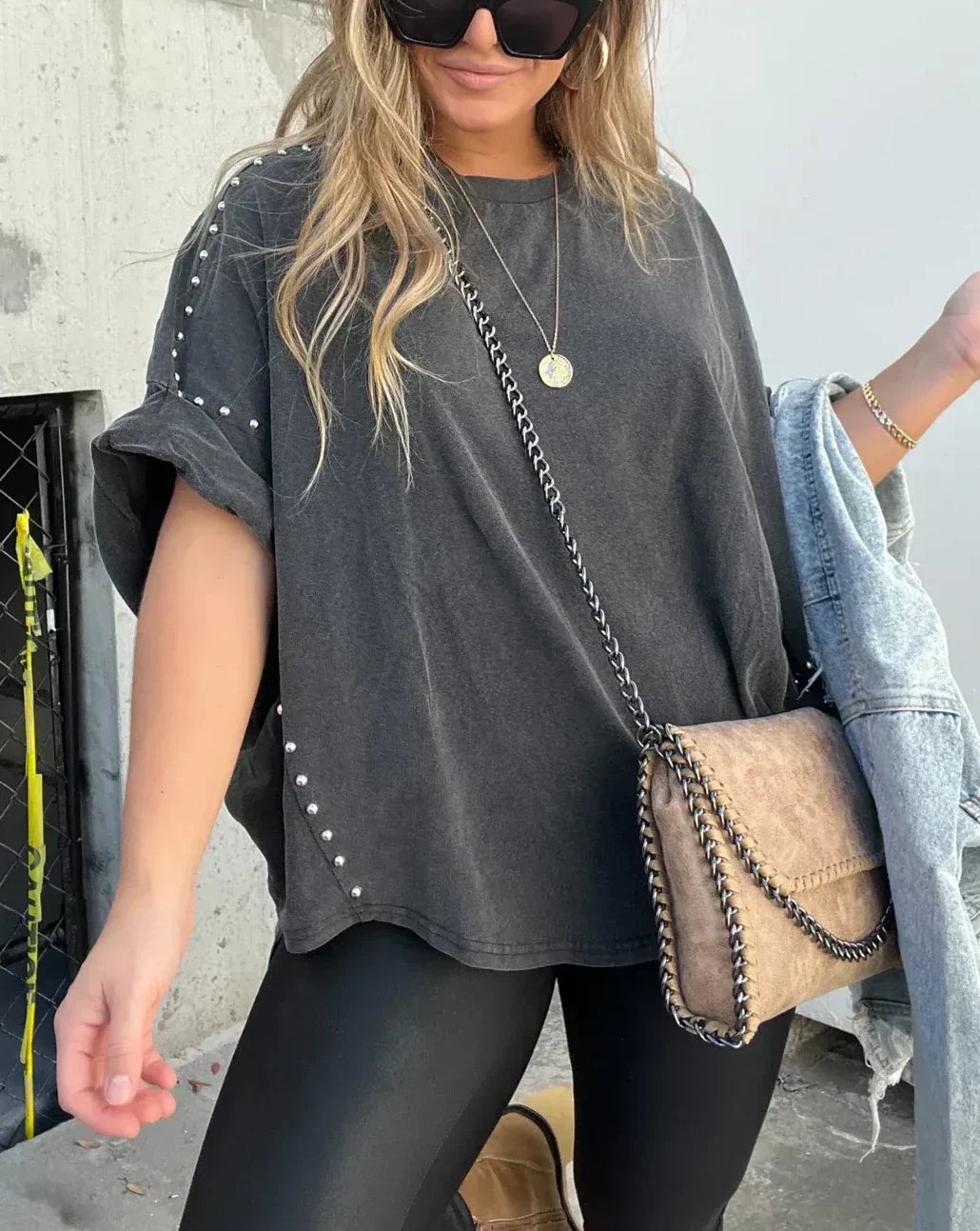 Levoire | Chemise Oversize Avec Basiques Noir
