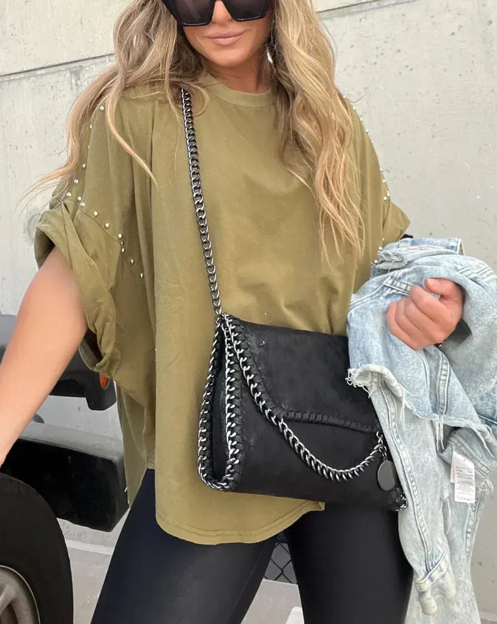 Levoire | Chemise Oversize Avec Clous