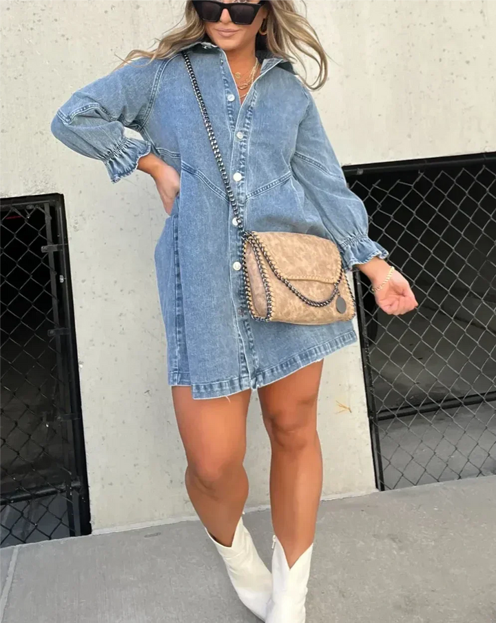 Levoire | Chemise En Denim À Manches Longues